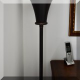 DL04. Metal torchiere floor lamp. 65”h 